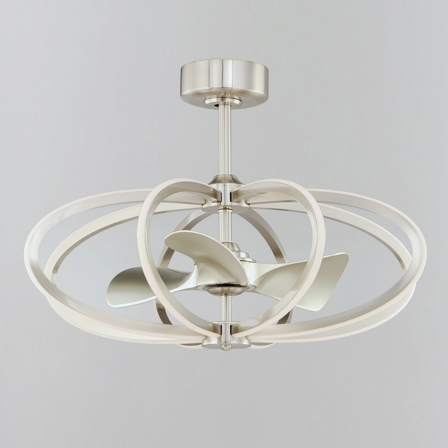 Solstice LED Fandelight Satin Nickel