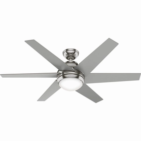 Sotto 52"Ceiling Fan Brushed Nickel portable medium fans with handle design