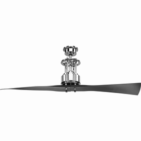 Spades 56"Ceiling Fan Polished Chrome medium electric fans for multi-room use