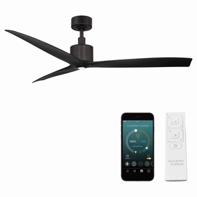 Spinster Indoor/Outdoor 3-Blade 60" LED Smart Ceiling Fan quiet ceiling fans with remote control