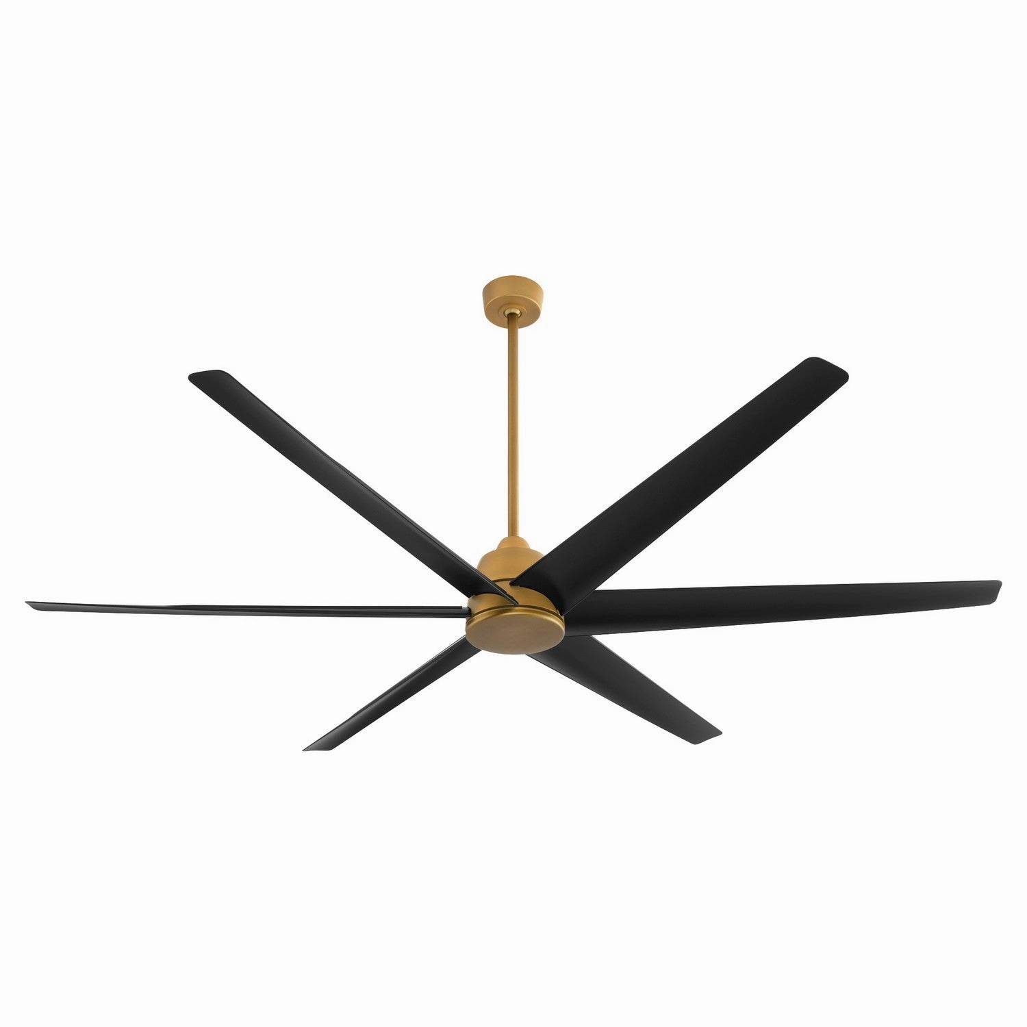 Spree 84"Patio Fan Brushed Brass large electric fans for spacious rooms
