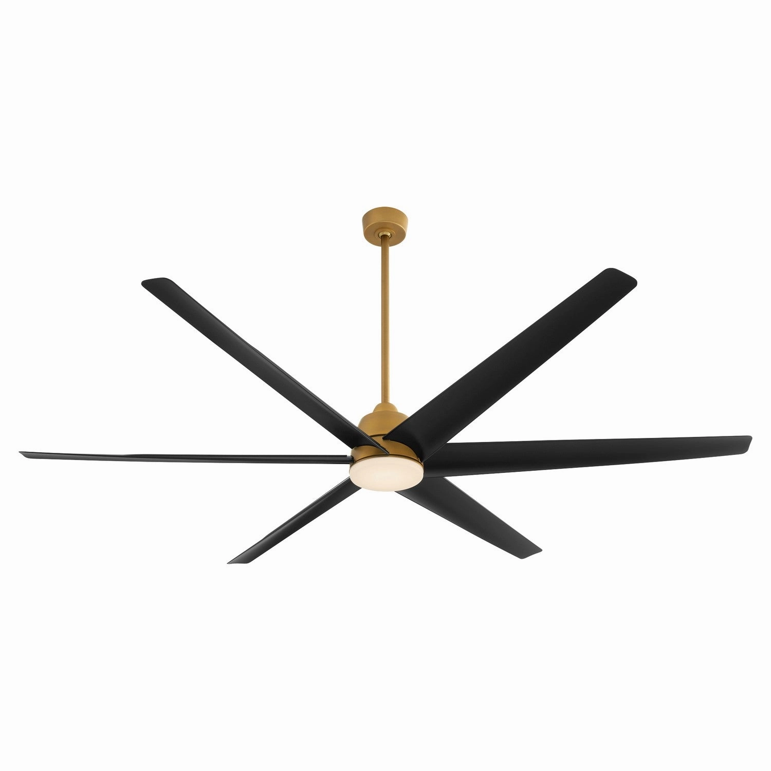 Spree 84"Patio Fan Brushed Brass