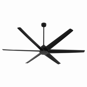 Spree 84"Patio Fan Matte Black large electric fans for spacious rooms