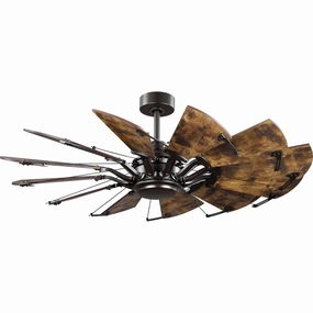 Springer 52"Ceiling Fan Architectural Bronze portable medium fans with handle design