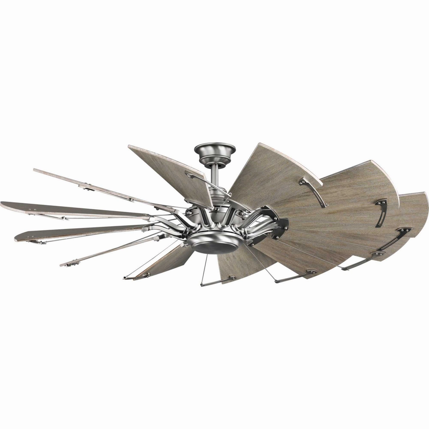 Springer 60" Ceiling Fan Antique Nickel quiet medium fans for living room use