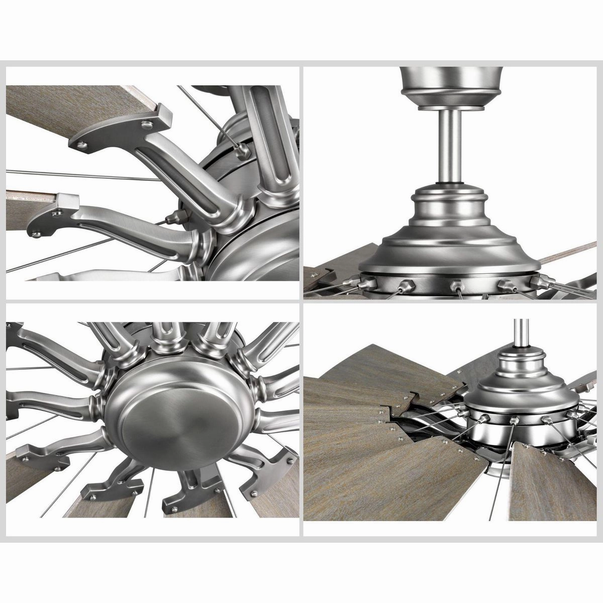 Springer 60" Ceiling Fan Antique Nickel