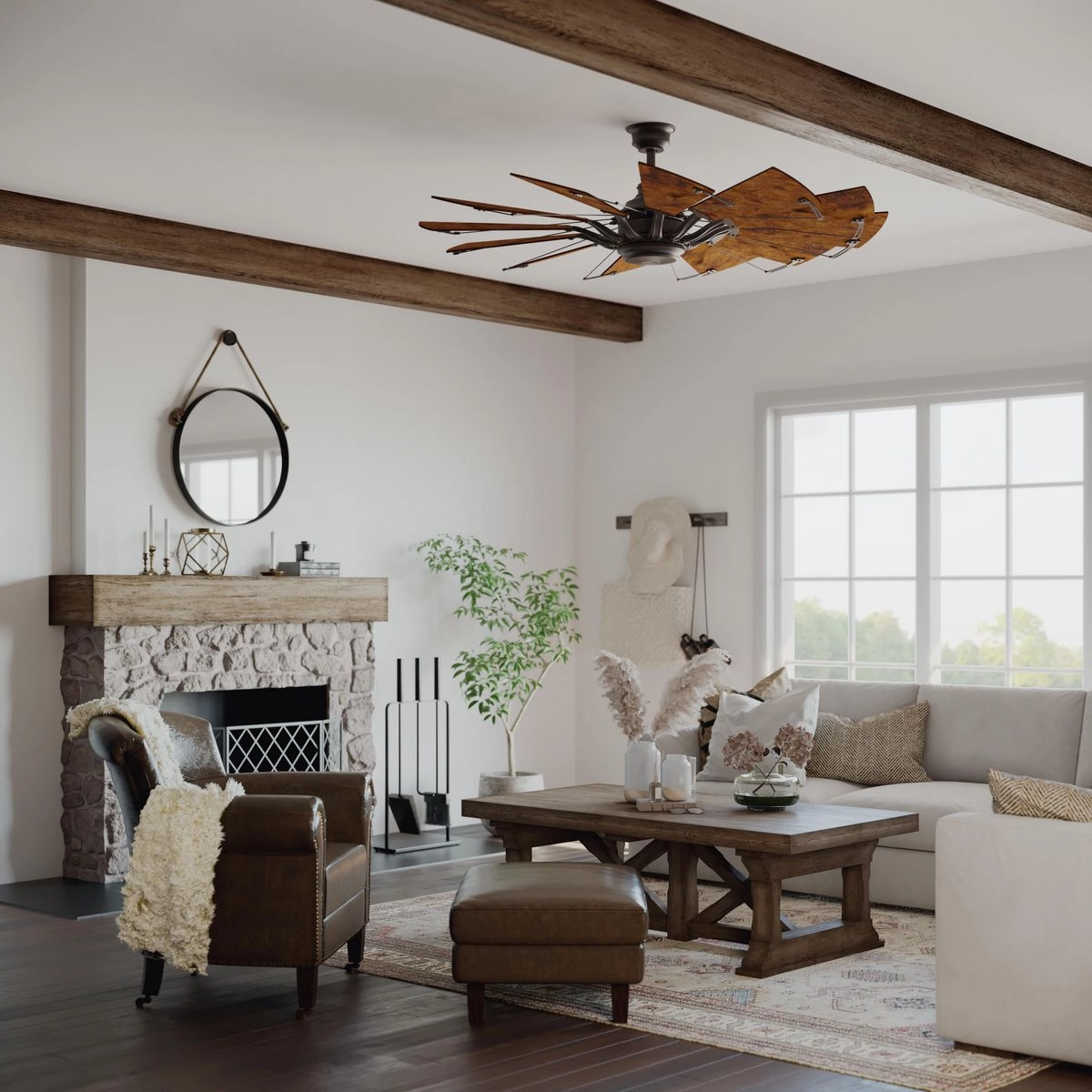Springer 60" Ceiling Fan Architectural Bronze