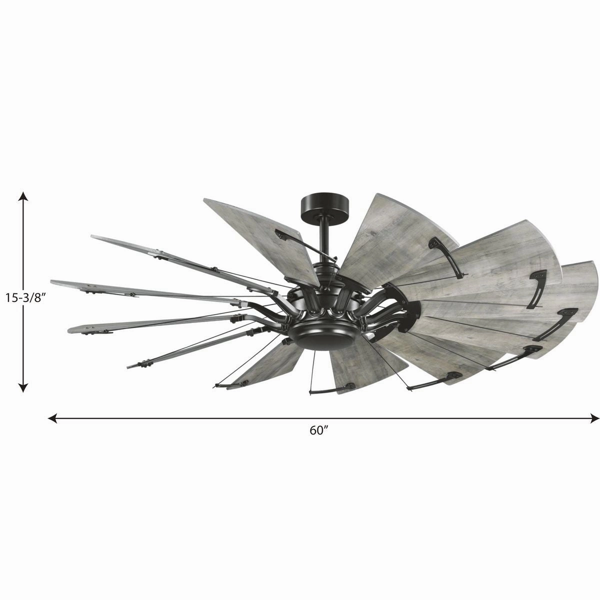 Springer 60" Ceiling Fan Matte Black