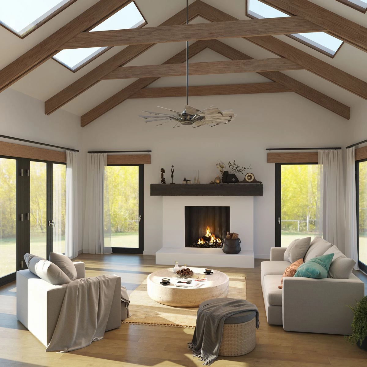 Springer 60" Ceiling Fan Matte Black