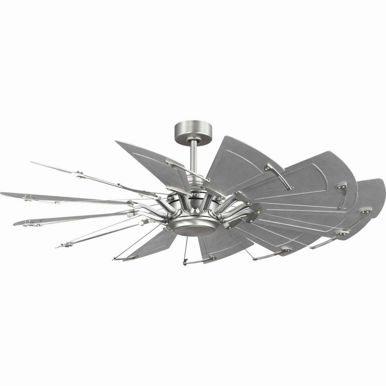 Springer Ii 60"Ceiling Fan Antique Nickel oscillating medium fans with strong airflow