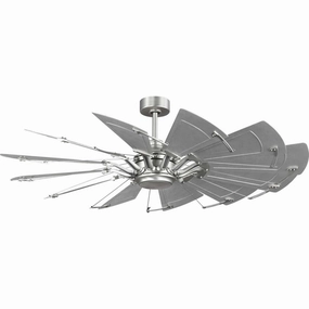 Springer Ii 60"Ceiling Fan Antique Nickel oscillating medium fans with strong airflow