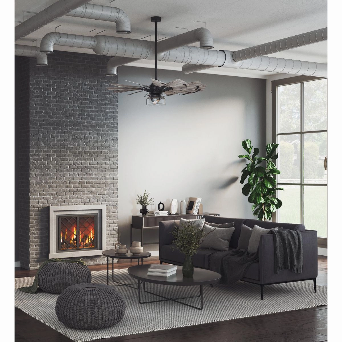 Springer Ii 60"Ceiling Fan Matte Black