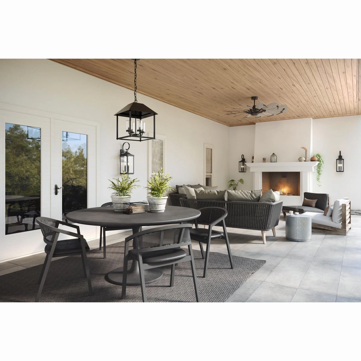 Springer Ii 60"Ceiling Fan Matte Black