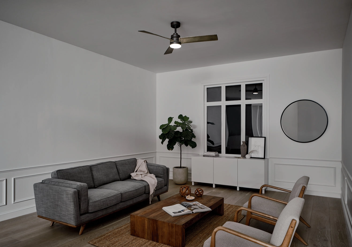 Spyn 52"Ceiling Fan Anvil Iron