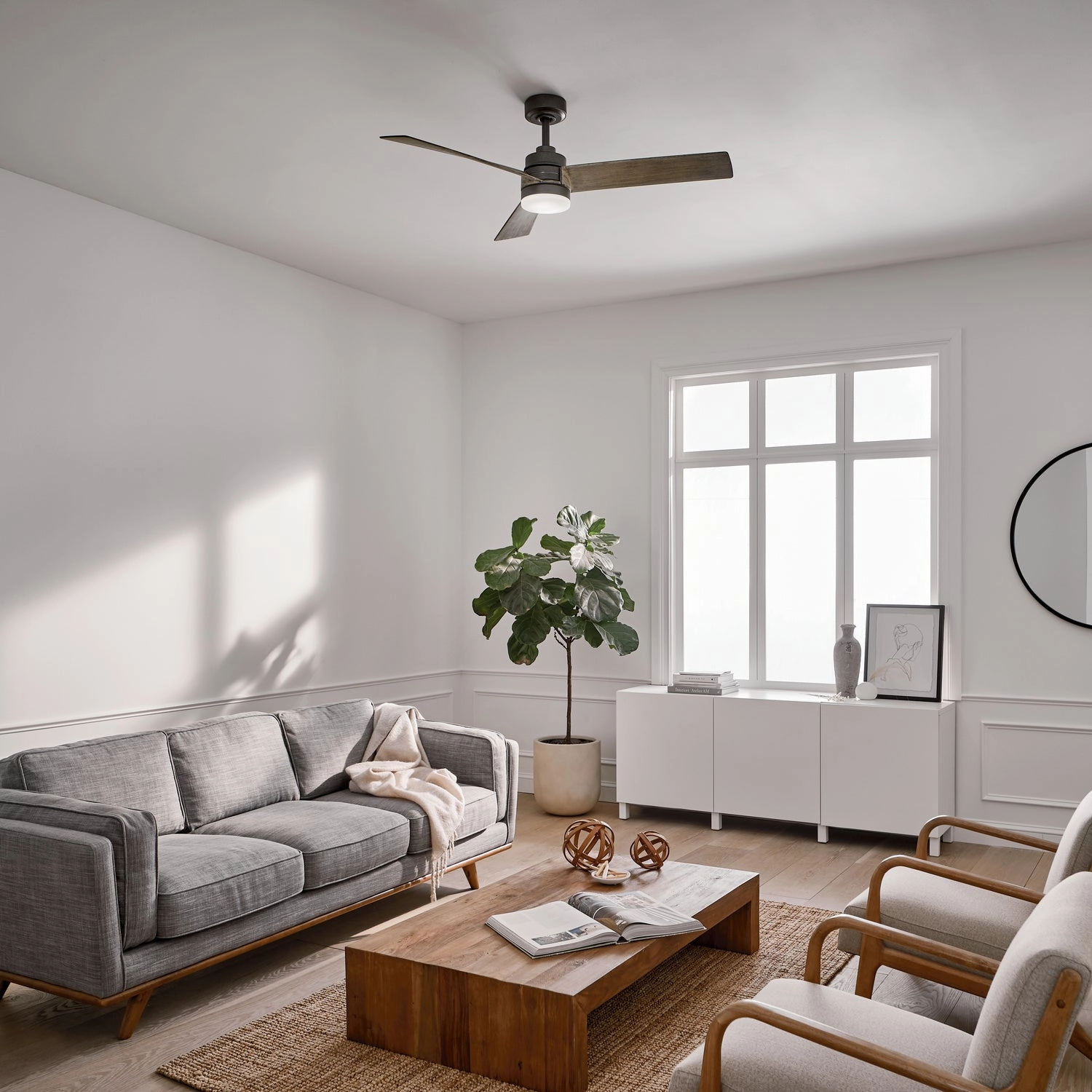 Spyn 52"Ceiling Fan Anvil Iron