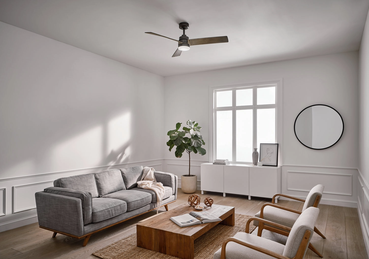 Spyn 52"Ceiling Fan Anvil Iron