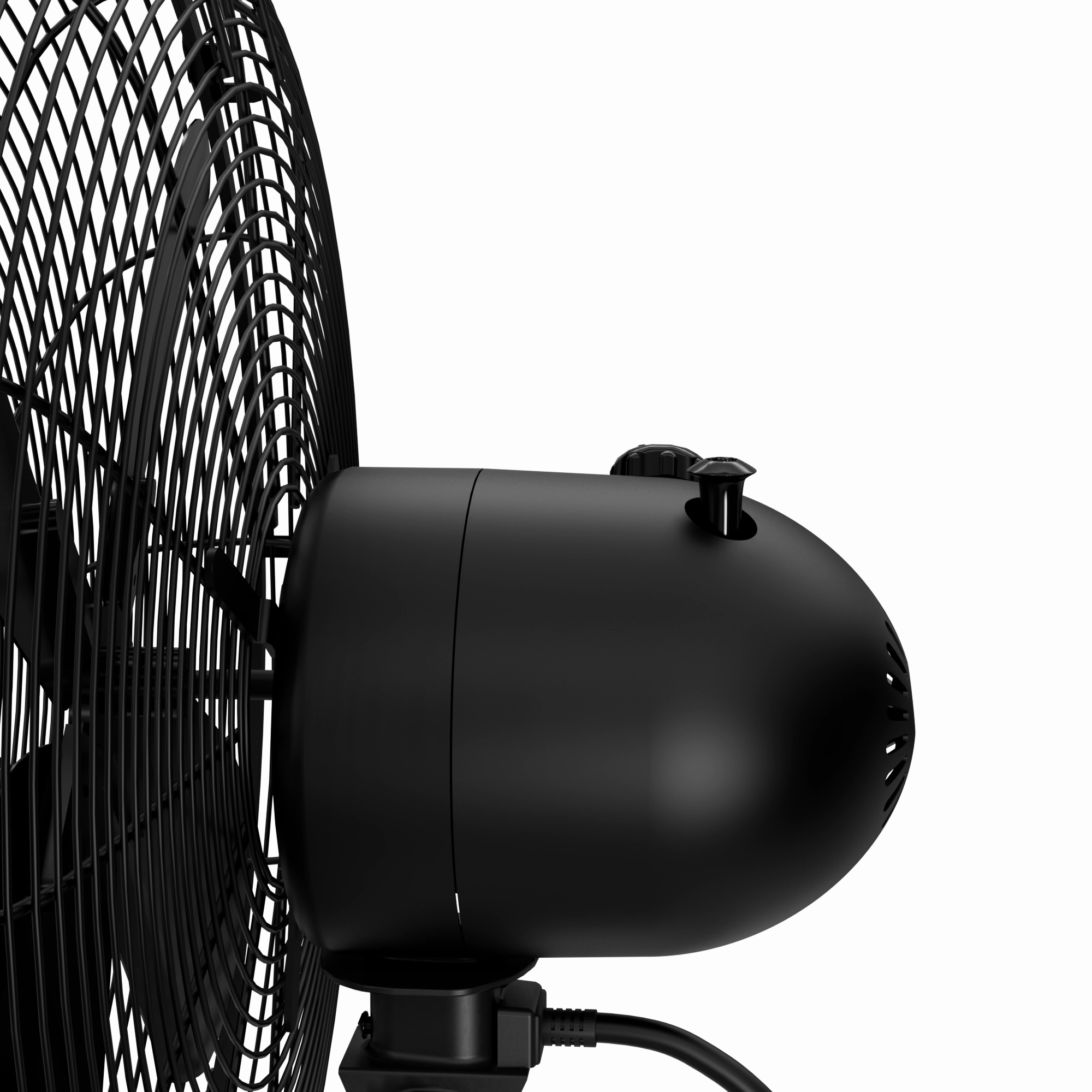 Stand Fan Matte Black