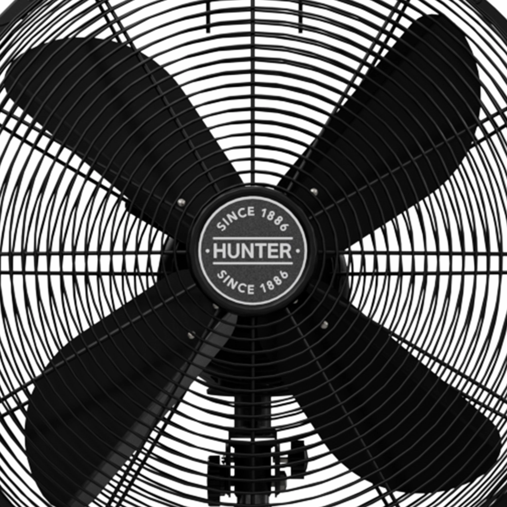 Stand Fan Matte Black
