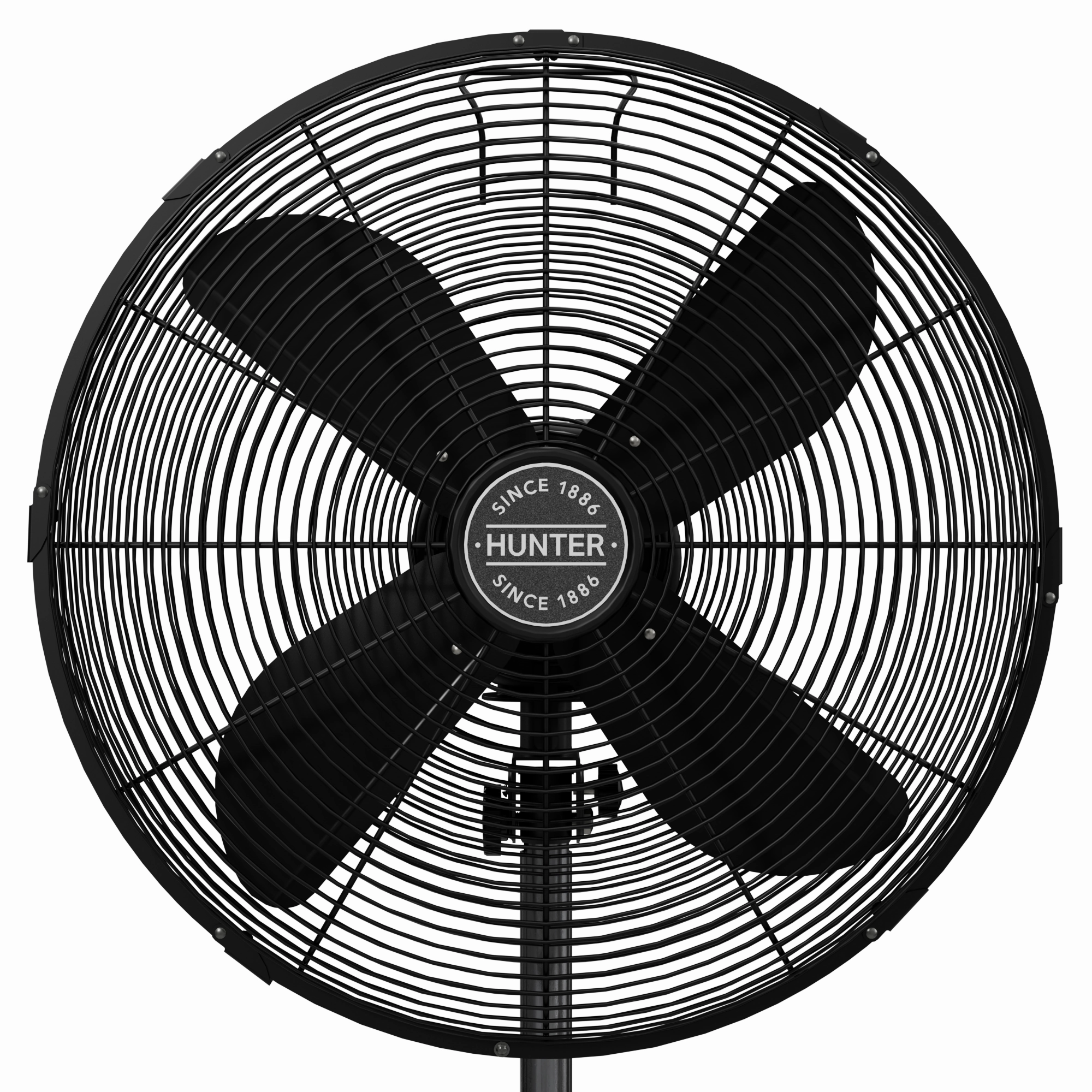 Stand Fan Matte Black