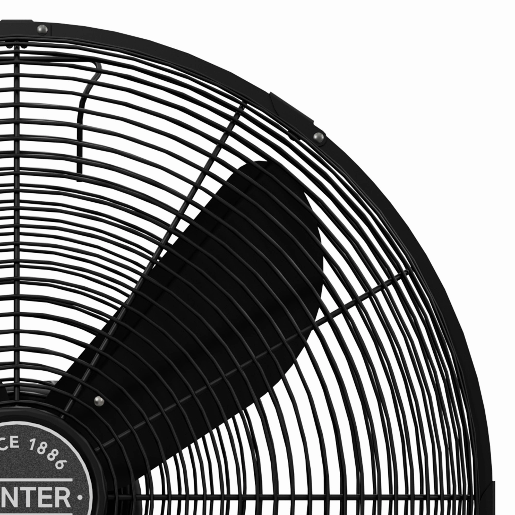 Stand Fan Matte Black