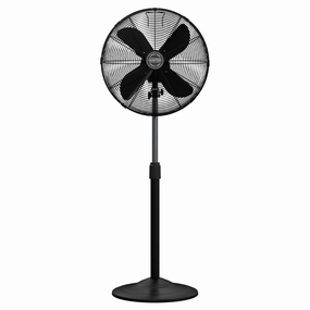 Stand Fan Matte Black best small fans for home and travel