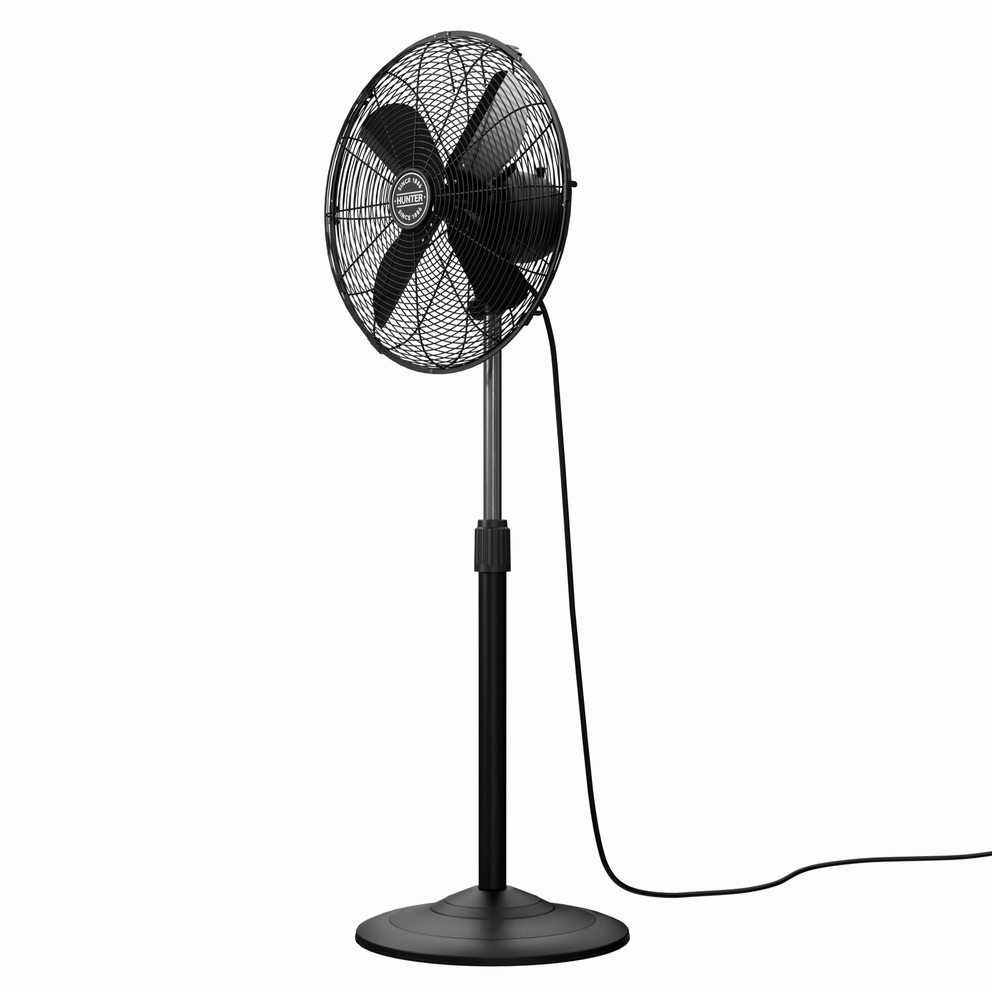 Stand Fan Matte Black