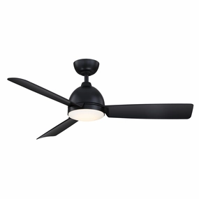 Starboard L 52"Ceiling Fan Black medium electric fans for multi-room use