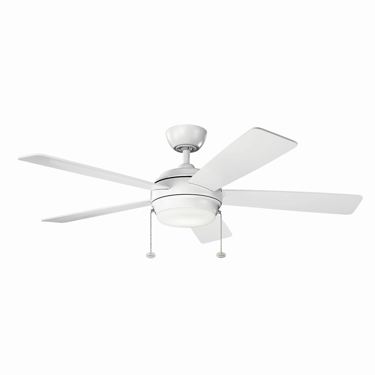 Starkk 52"Ceiling Fan Matte White energy-efficient medium fans with remote