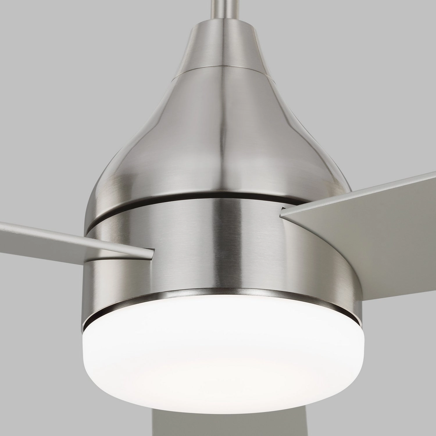 Streaming 52"Ceiling Fan Brushed Steel