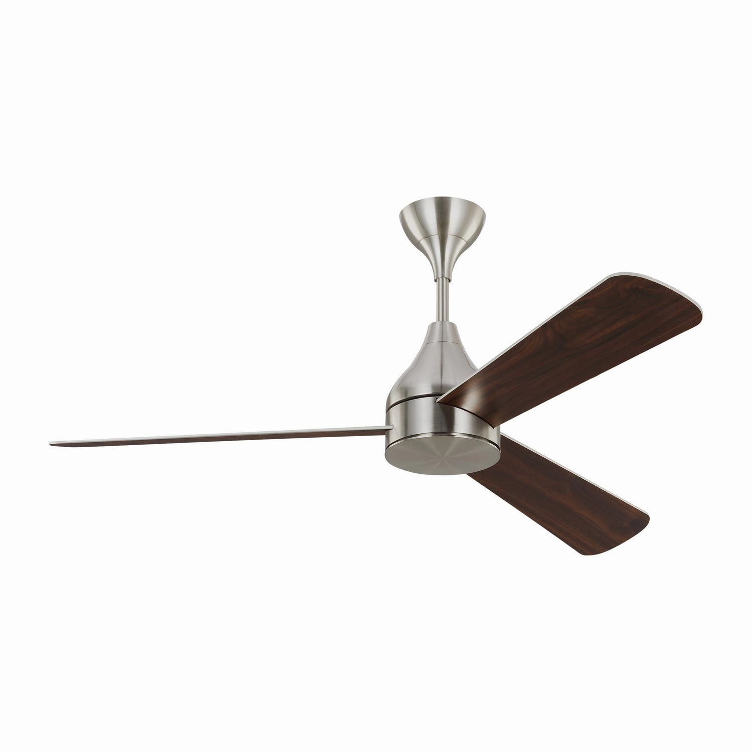 Streaming 52"Ceiling Fan Brushed Steel