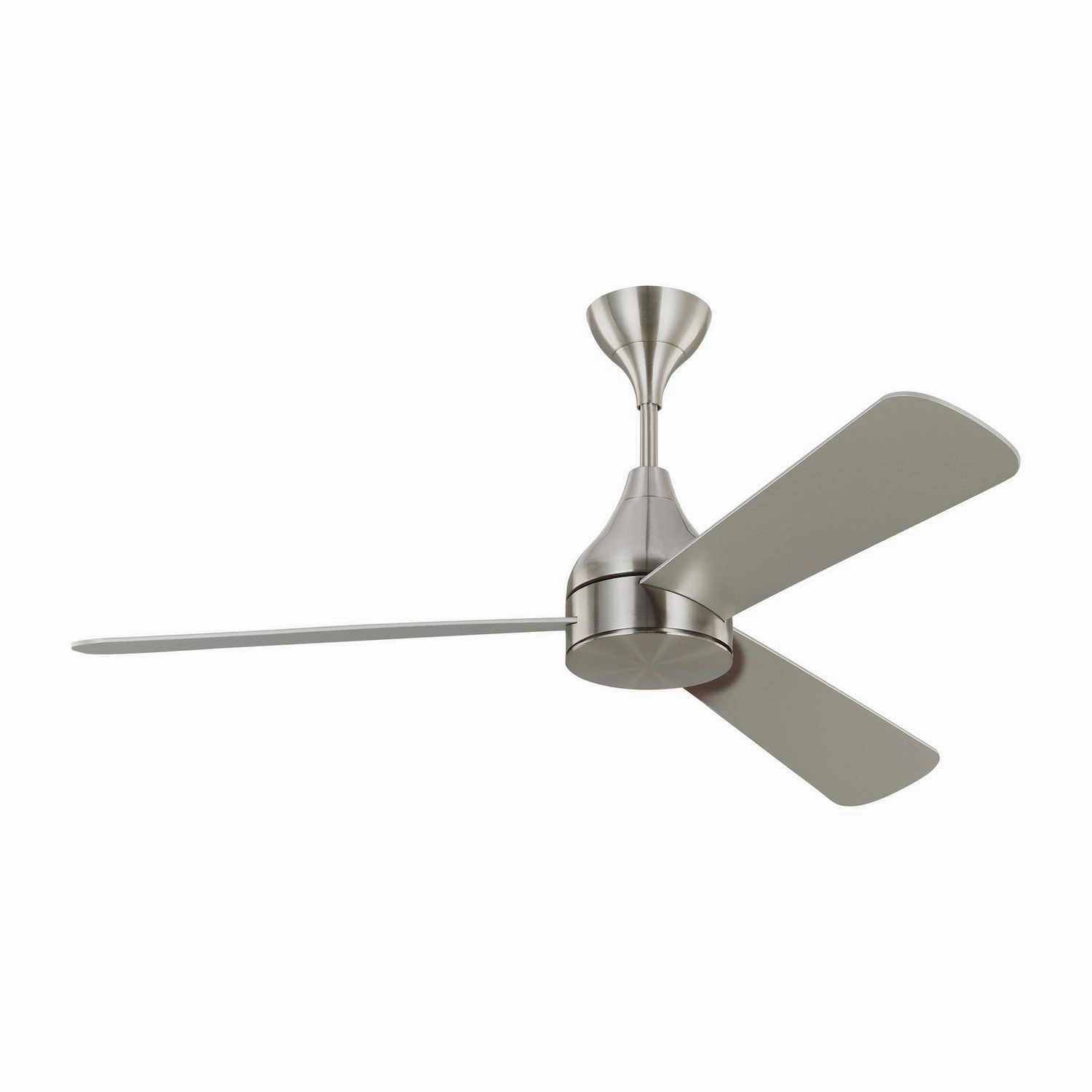 Streaming 52"Ceiling Fan Brushed Steel