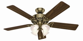 Studio Series 52"Ceiling Fan Antique Brass versatile medium fans for any space