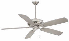 Sunseeker 60"Ceiling Fan Brushed Nickel Wet modern medium fans for everyday cooling