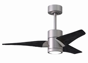 Super Janet 42"Ceiling Fan Brushed Nickel quiet small fans for desk or nightstand