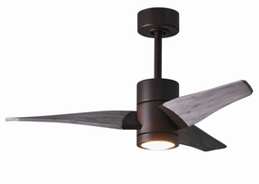 Super Janet 42"Ceiling Fan Textured Bronze quiet small fans for desk or nightstand