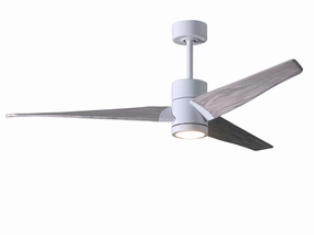Super Janet 52"Ceiling Fan Gloss White versatile medium fans for any space