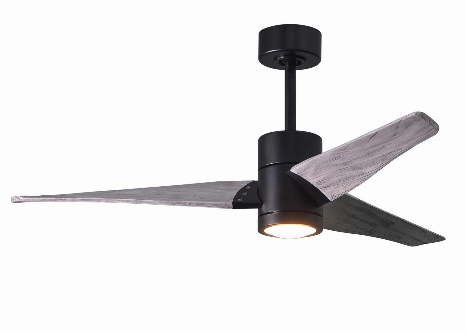 Super Janet 52"Ceiling Fan Matte Black medium electric fans for multi-room use
