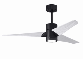 Super Janet 52"Ceiling Fan Matte Black versatile medium fans for any space
