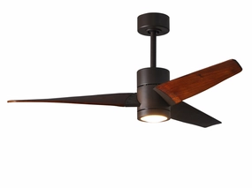 Super Janet 52"Ceiling Fan Textured Bronze compact medium fans for desks and counters