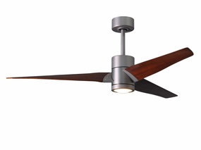Super Janet 60"Ceiling Fan Brushed Nickel home cooling fans in medium size