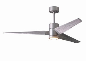 Super Janet 60"Ceiling Fan Brushed Nickel versatile medium fans for any space