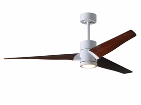Super Janet 60"Ceiling Fan Gloss White affordable medium fans for summer