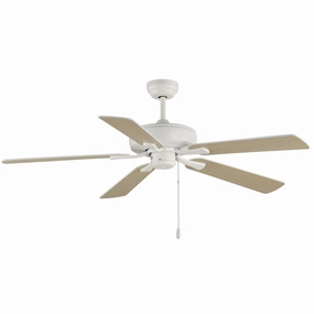 Super-Max 52"Ceiling Fan Matte White affordable medium fans for summer