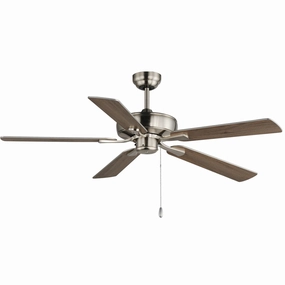 Super-Max 52"Ceiling Fan Satin Nickel energy-efficient medium fans with remote