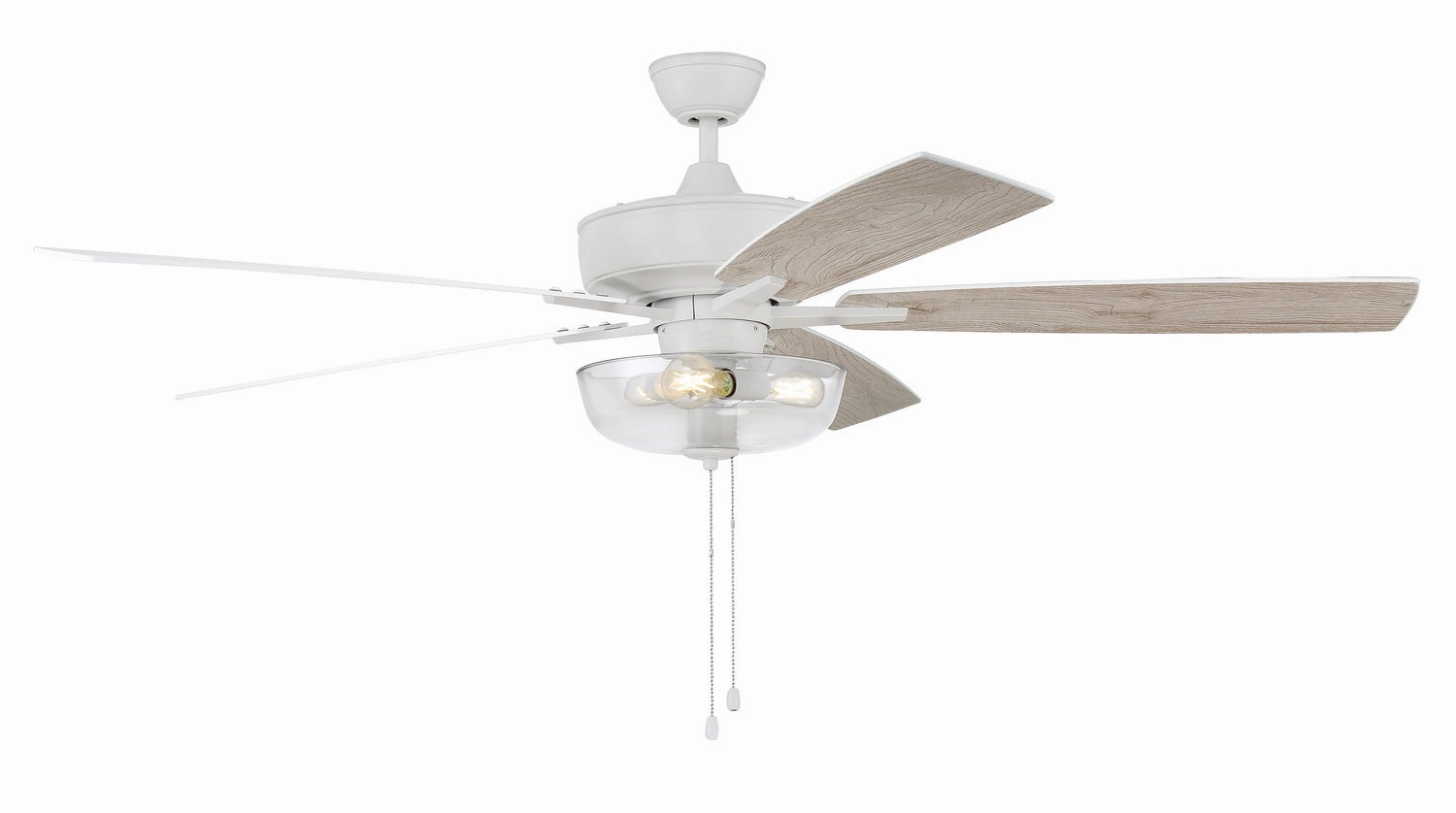 Super Pro 101 60" Ceiling Fan in White