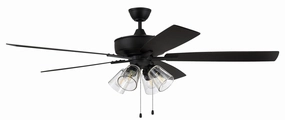 Super Pro 104 60"Ceiling Fan Flat Black portable medium fans with handle design