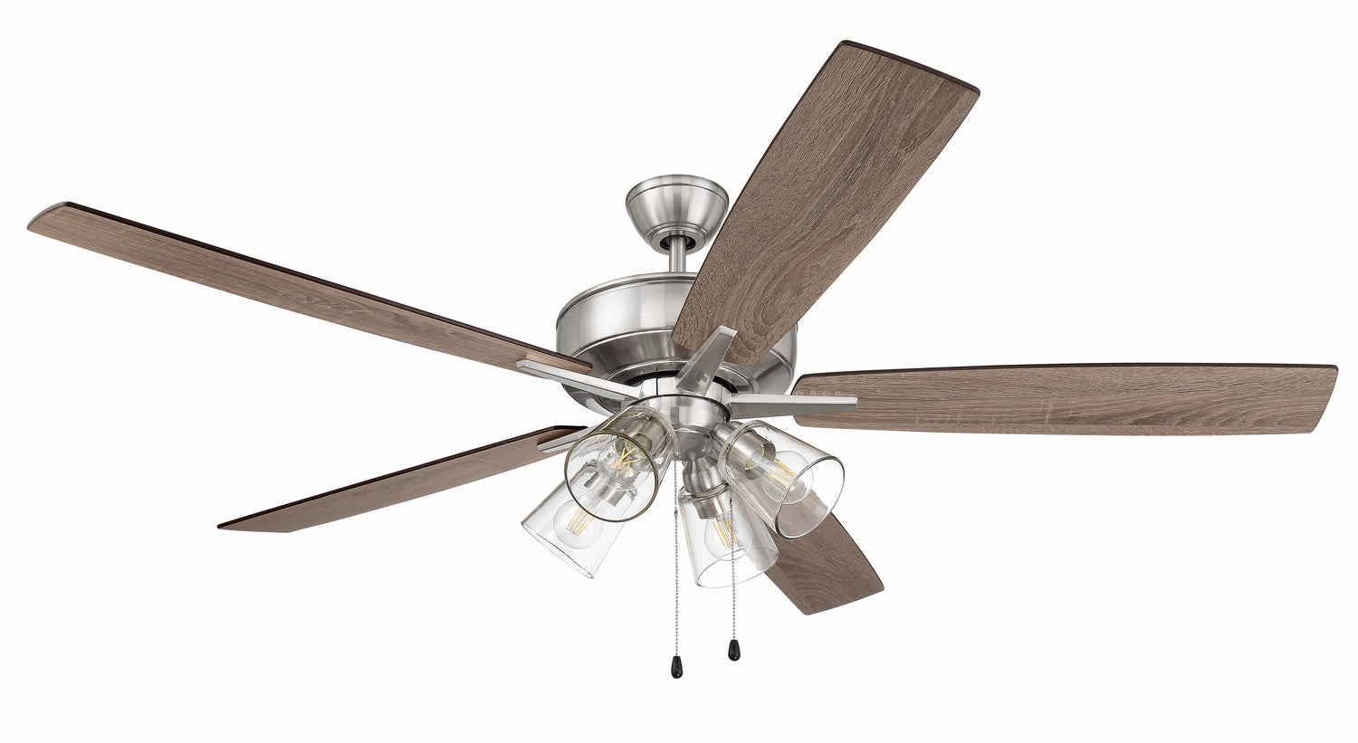 Super Pro 104 60" Ceiling Fan in Brushed Polished Nickel