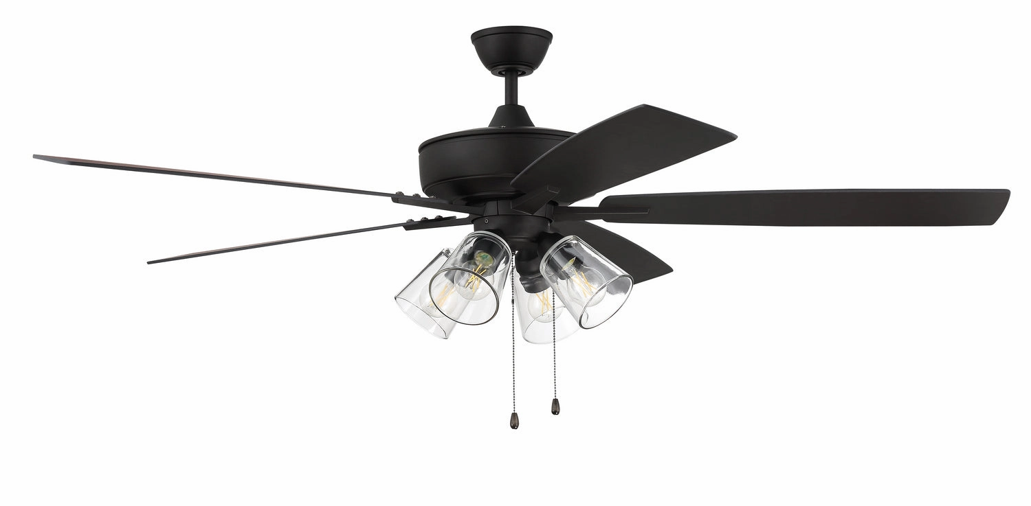 Super Pro 104 60" Ceiling Fan in Espresso low-noise indoor fans for peaceful settings