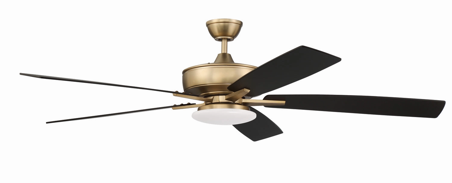Super Pro 112 60"Ceiling Fan Satin Brass