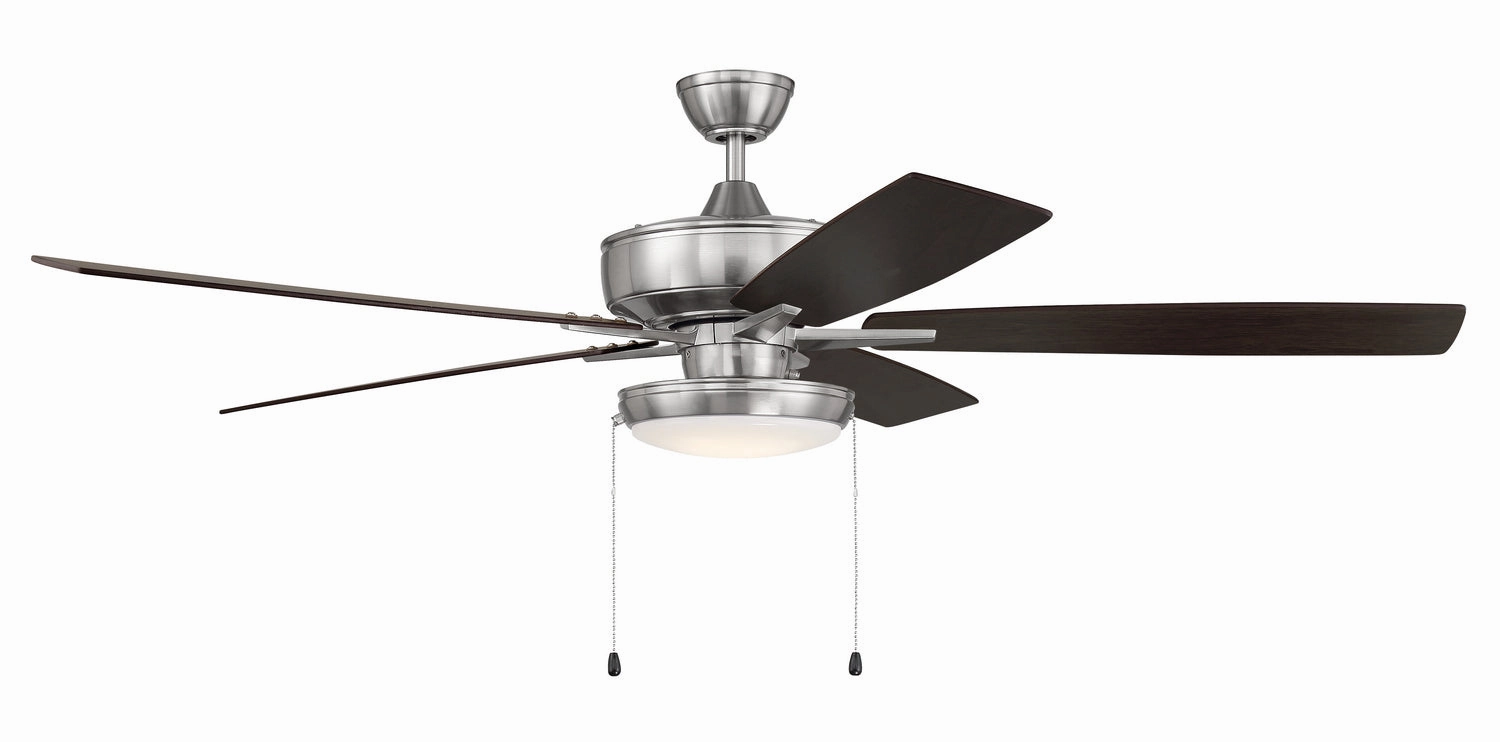 Super Pro 119 60"Ceiling Fan Brushed Polished Nickel